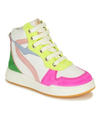 Baskets montantes enfant filles GBB MOKA Blanc