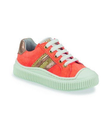 Baskets basses enfant filles GBB WAKA Orange