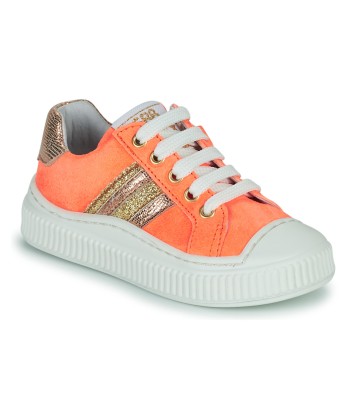 Baskets basses enfant filles GBB WAKA Orange