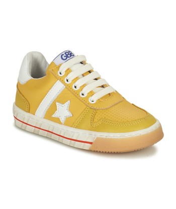 Baskets basses enfant garcons GBB MAXIME Jaune
