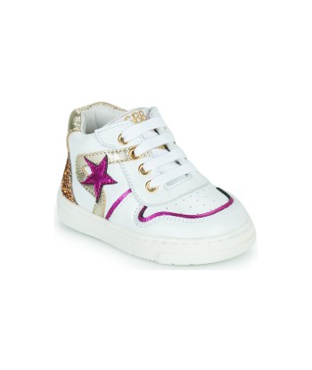 Baskets montantes enfant filles GBB LAMANE Blanc