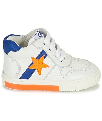 Baskets montantes enfant garcons GBB RIKKIE Blanc