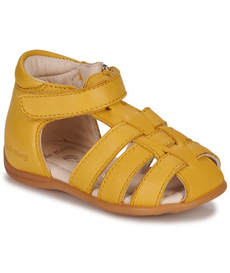 Sandales enfant garcons Little Mary LEANDRE Jaune