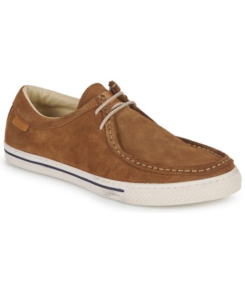 Baskets basses hommes Pellet THIERRY Marron