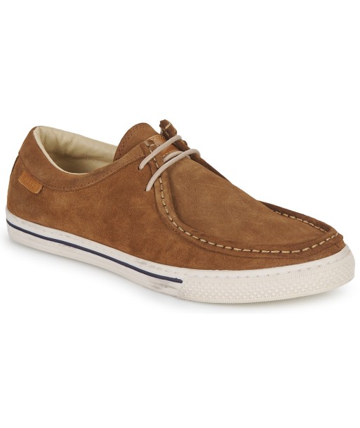 Baskets basses hommes Pellet THIERRY Marron