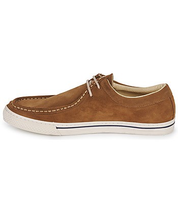 Baskets basses hommes Pellet THIERRY Marron