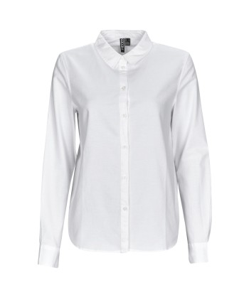 Chemise femmes Pieces PCIRENA LS OXFORD SHIRT Blanc