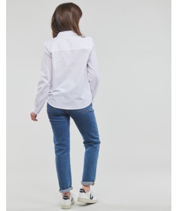 Chemise femmes Pieces PCIRENA LS OXFORD SHIRT Blanc