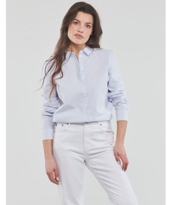 Chemise femmes Pieces PCIRENA LS OXFORD SHIRT Multicolore