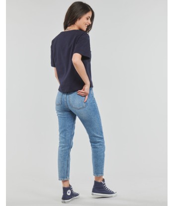 T-shirt femmes Petit Bateau A06TM04 Marine