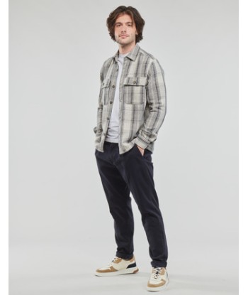 Chemise hommes Only & Sons  ONSSCOTT LS CHECK FLANNEL OVERSHIRT 4162 M