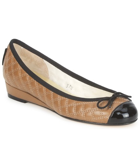 Ballerines femmes French Sole HENRIETTA Marron