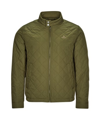 Blouson hommes Gant QUILTED WINDCHEATER Kaki