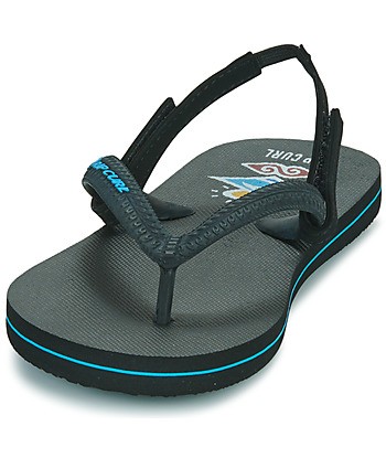 Tongs enfant garcons Rip Curl ICON OPEN TOE - BOY Noir