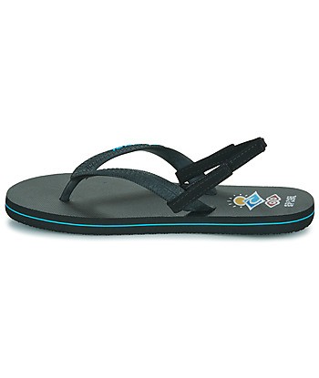 Tongs enfant garcons Rip Curl ICON OPEN TOE - BOY Noir