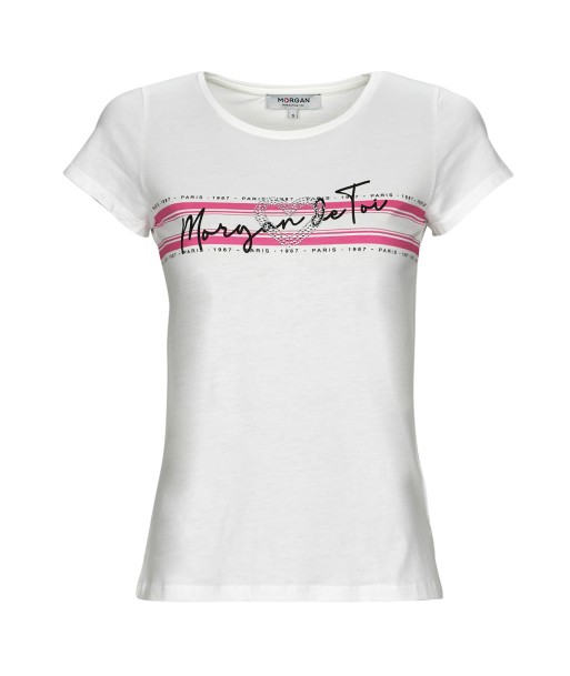 T-shirt femmes Morgan DTOI Blanc