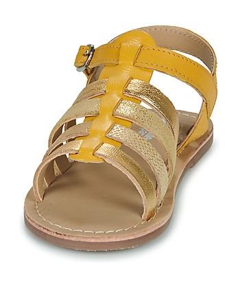 Sandales enfant filles Citrouille et Compagnie INALA Jaune