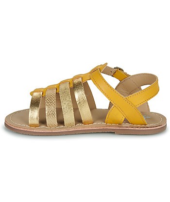 Sandales enfant filles Citrouille et Compagnie INALA Jaune