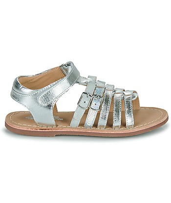 Sandales enfant filles Citrouille et Compagnie CIELETTE Argenté