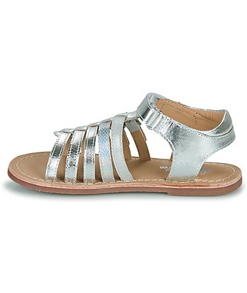 Sandales enfant filles Citrouille et Compagnie CIELETTE Argenté