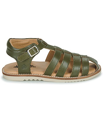 Sandales enfant garcons Citrouille et Compagnie ASMILO Kaki