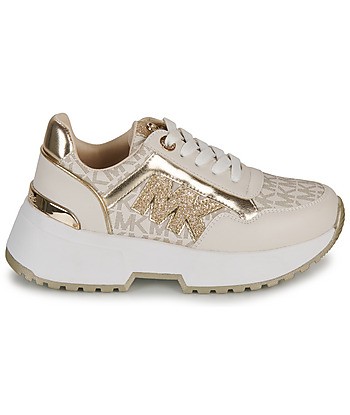 Baskets basses enfant filles MICHAEL Michael Kors COSMO MADDY Beige