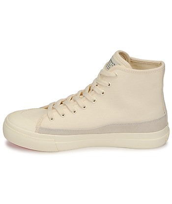 Baskets montantes femmes Levis SQUARE HIGH S Beige
