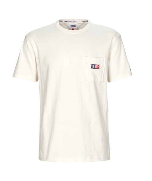 T-shirt hommes Tommy Jeans TJM CLSC TIMELESS TOMMY TEE Blanc