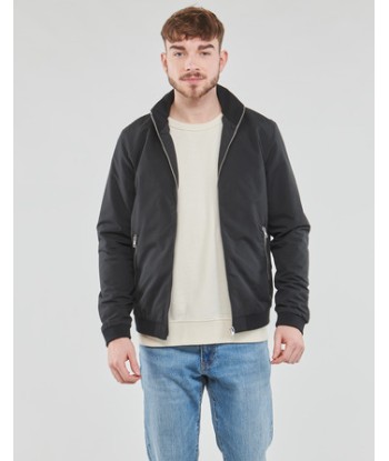 Blouson hommes Jack & Jones JJERUSH HARRINGTON BOMBER Noir