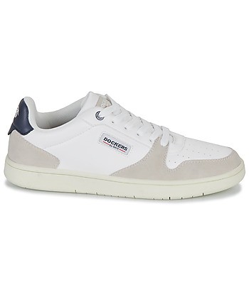 Baskets basses hommes Dockers by Gerli 52LD001 Blanc