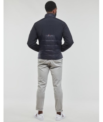 Doudounes hommes Tommy Hilfiger MIX MEDIA STAND COLLAR JACKET Marine