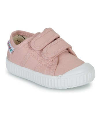 Baskets basses enfant filles Victoria BASKET TIRAS LONA Rose