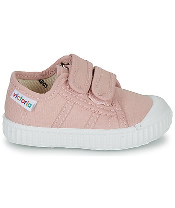 Baskets basses enfant filles Victoria BASKET TIRAS LONA Rose