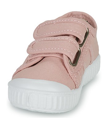 Baskets basses enfant filles Victoria BASKET TIRAS LONA Rose