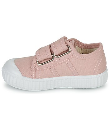 Baskets basses enfant filles Victoria BASKET TIRAS LONA Rose