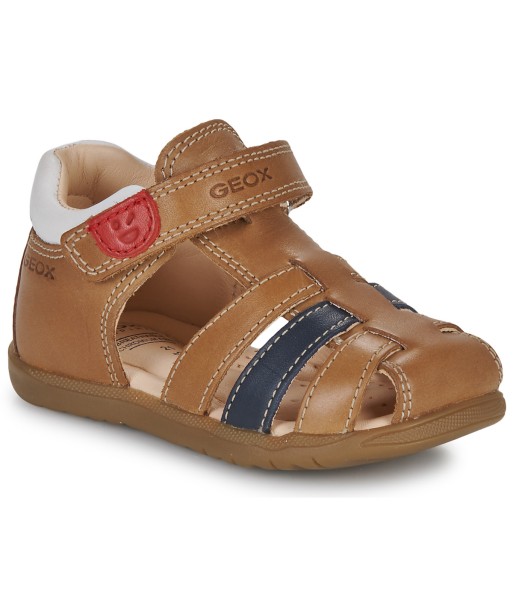 Sandales enfant garcons Geox B SANDAL MACCHIA BOY Marron