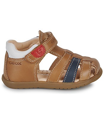 Sandales enfant garcons Geox B SANDAL MACCHIA BOY Marron