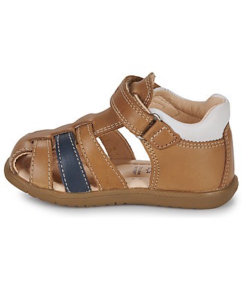 Sandales enfant garcons Geox B SANDAL MACCHIA BOY Marron