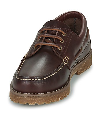 Chaussures bateau hommes Casual Attitude EVEROA Marron