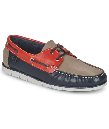 Chaussures bateau hommes Casual Attitude VILKAN Rouge
