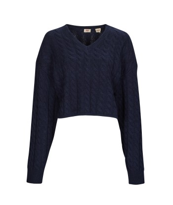 Pull femmes Levis RAE CROPPED SWEATER Bleu