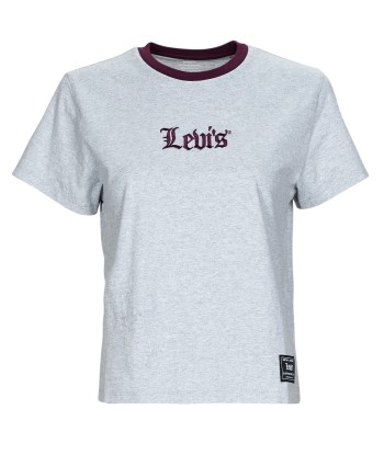 T-shirt femmes Levis GRAPHIC CLASSIC TEE Gris