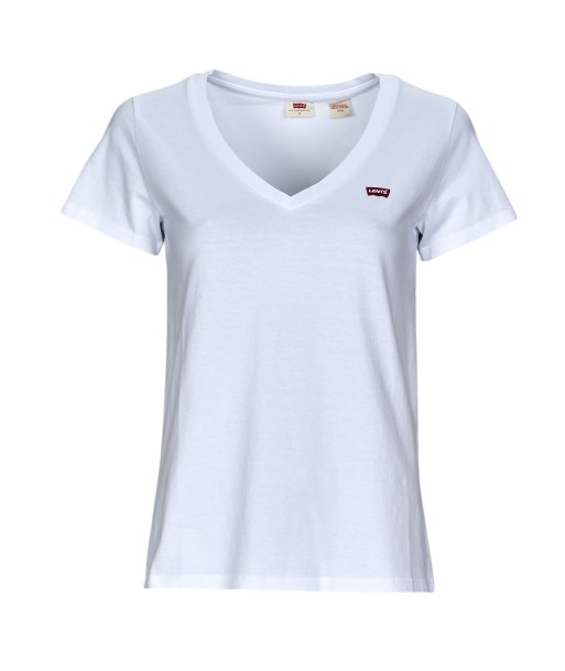 T-shirt femmes Levis PERFECT VNECK Blanc