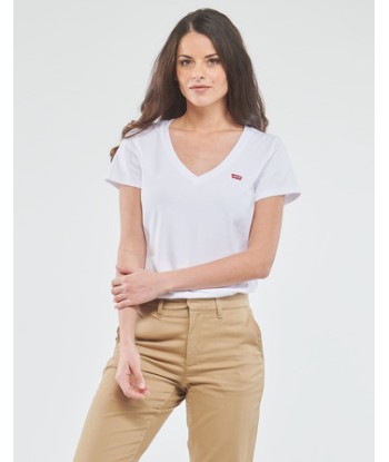 T-shirt femmes Levis PERFECT VNECK Blanc