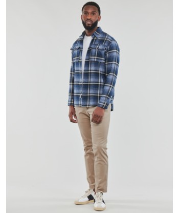 Chinots hommes Selected SLHSLIM-NEW MILES 175 FLEX CHINO Beige