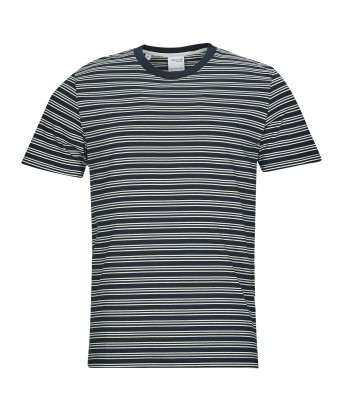 T-shirt hommes Selected SLHANDY STRIPE SS O-NECK TEE W Multicolore
