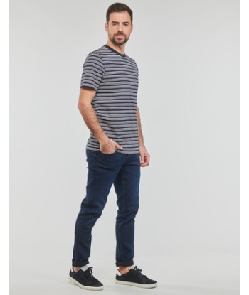 T-shirt hommes Selected SLHANDY STRIPE SS O-NECK TEE W Multicolore