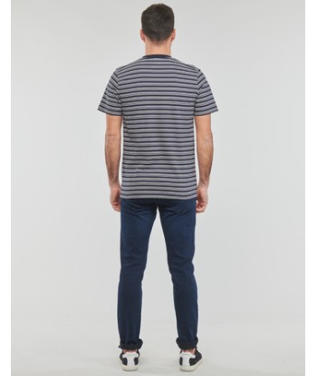 T-shirt hommes Selected SLHANDY STRIPE SS O-NECK TEE W Multicolore