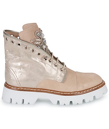 Boots femmes Fru.it TEXANO Beige