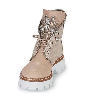 Boots femmes Fru.it TEXANO Beige